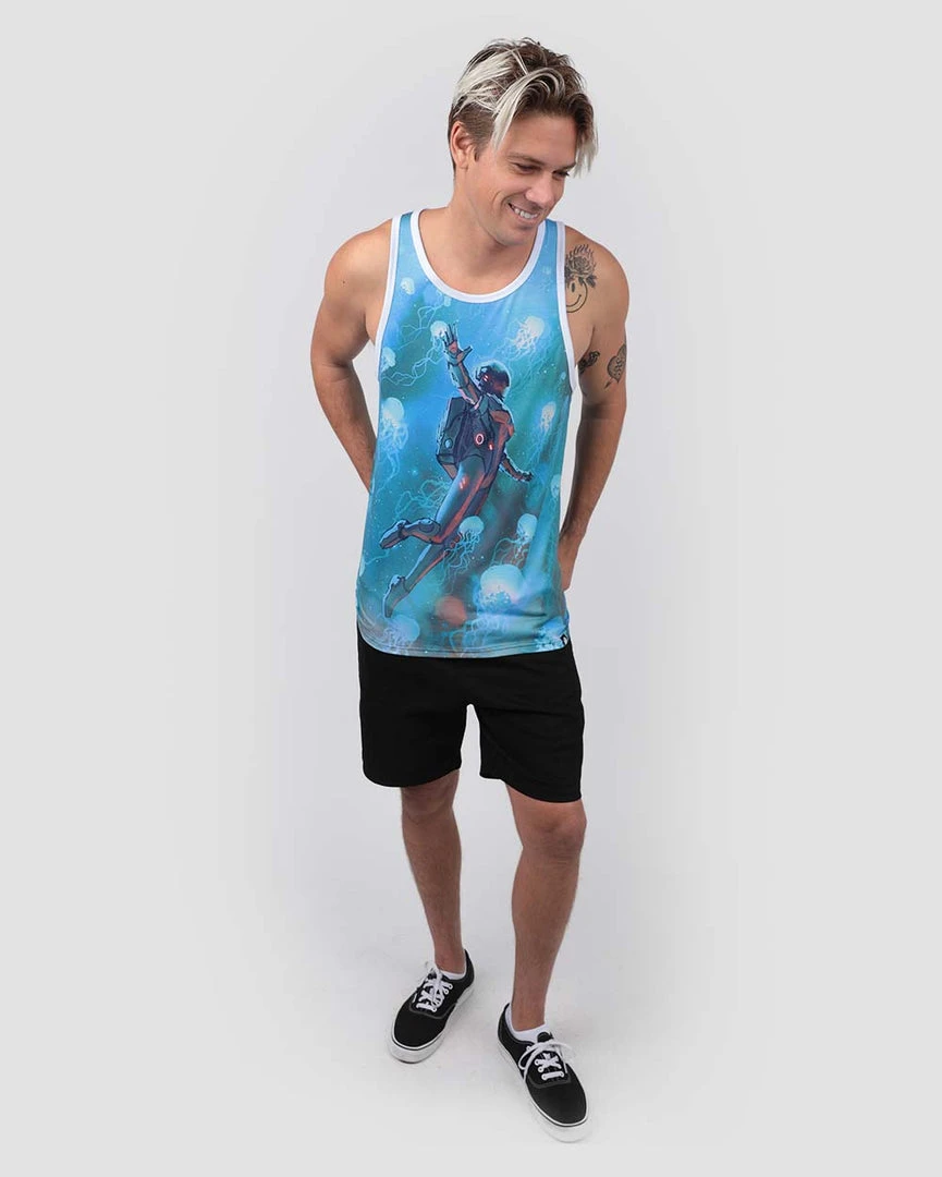 INTO THE AM Men Astro Jellies Tank 4 INTO THE AM Men Astro Jellies Tank