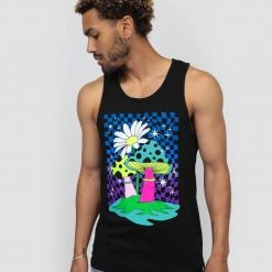 INTO THE AM Men Daisy Spores Tank