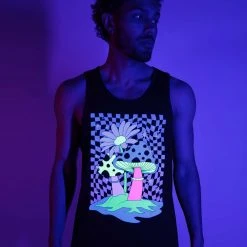 INTO THE AM Men Daisy Spores Tank