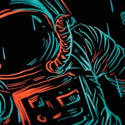 INTO THE AM Men Universal Love Glow-in-the-Dark Tank