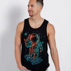INTO THE AM Men Universal Love Glow-in-the-Dark Tank