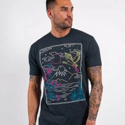 INTO THE AM Heron Nights Tee Tops & Outerwear