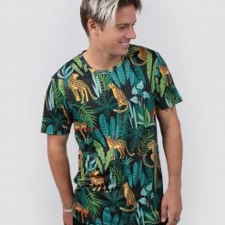 INTO THE AM Jungle Cats Tee Men 8 INTO THE AM Jungle Cats Tee Men