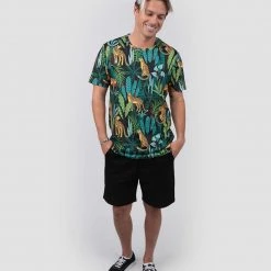 INTO THE AM Jungle Cats Tee Men 9 INTO THE AM Jungle Cats Tee Men