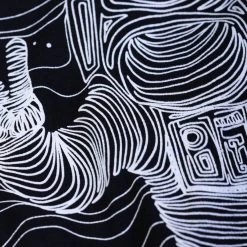 INTO THE AM Men Space Waves Glow-in-the-Dark Tee