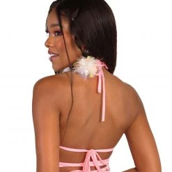 Body Language Mesh Underboob Ring Top Clothing