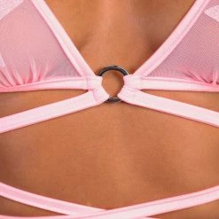 Body Language Mesh Underboob Ring Top Clothing