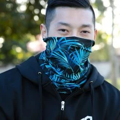 INTO THE AM Midnight Jungle Seamless Mask Bandana