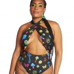 Cherry Mellow, Inc. Mush Love Halter Bodysuit 14 Cherry Mellow, Inc. Mush Love Halter Bodysuit