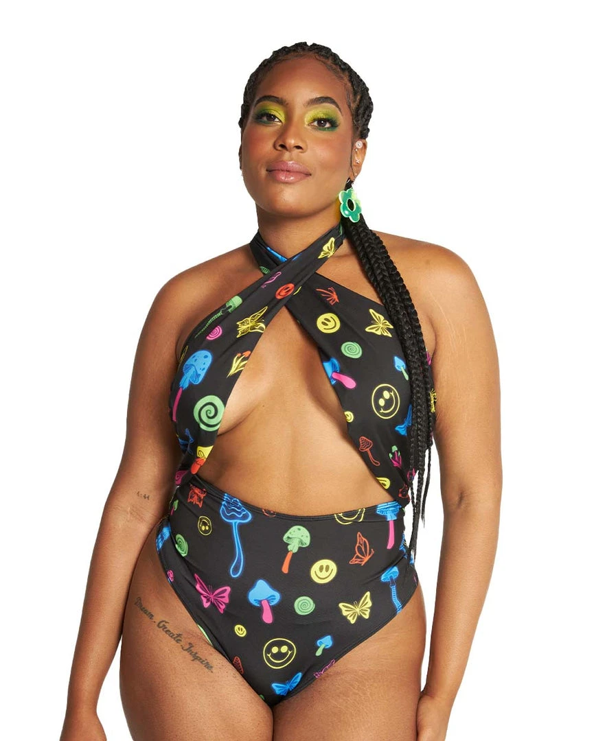 Cherry Mellow, Inc. Mush Love Halter Bodysuit 6 Cherry Mellow, Inc. Mush Love Halter Bodysuit