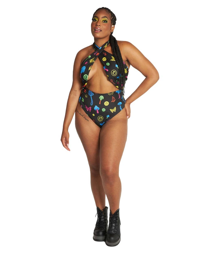 Cherry Mellow, Inc. Mush Love Halter Bodysuit 8 Cherry Mellow, Inc. Mush Love Halter Bodysuit