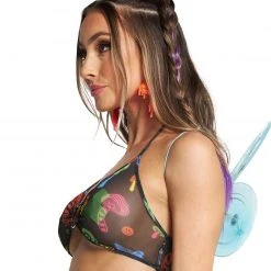 Cherry Mellow, Inc. Mush Love Mesh O-Ring Top New Arrivals