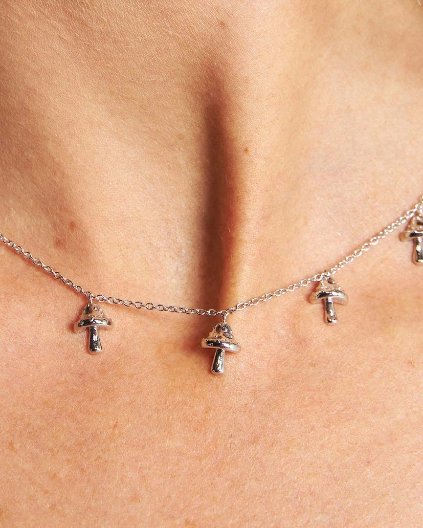 Fame Accessories Mushroom Pixie Chain Choker 2 Fame Accessories Mushroom Pixie Chain Choker