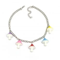 Ana Accessories Mystical Mushrooms Chain Choker