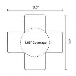 Neva Nude Liquid Hologram Cross Pasties
