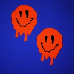 Trending Now Neva Nude Neon Melty Smiley Pasties