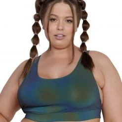 Cherry Mellow, Inc. Nightlife Reflective Crop Top