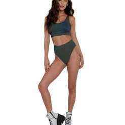 Cherry Mellow, Inc. Nightlife Reflective Crop Top