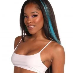 Hot & Delicious Black Bead Clothing Nitro Crop Top