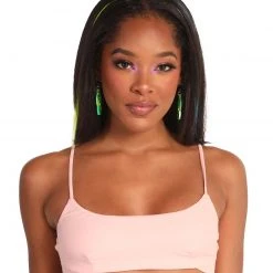 Hot & Delicious Black Bead Clothing No Bad Days Crop Top