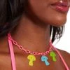 Nomad Kandi Neon Mushroom Choker