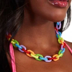 Nomad Kandi Rainbow Chain Choker