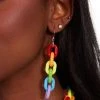 Nomad Kandi Rainbow Chain Earrings Accessories