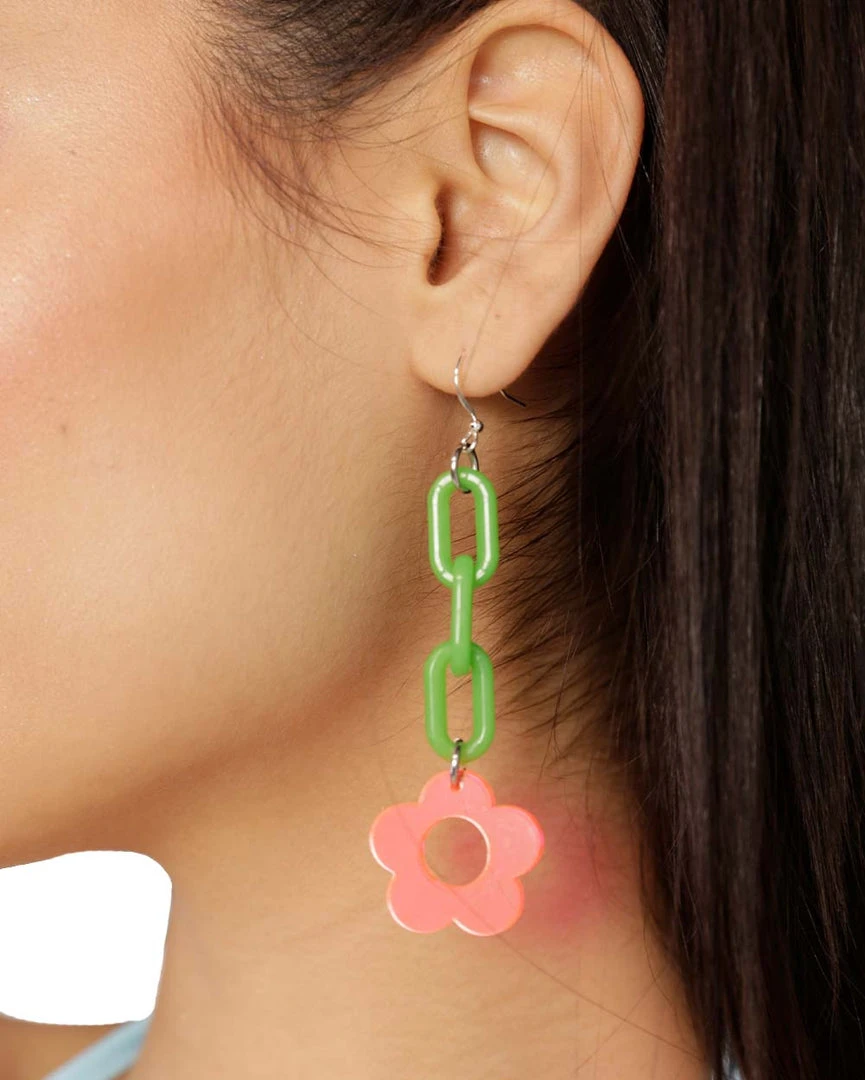 Nomad Kandi X IHR Neon Imaginations Floral Earrings 1 Nomad Kandi X IHR Neon Imaginations Floral Earrings