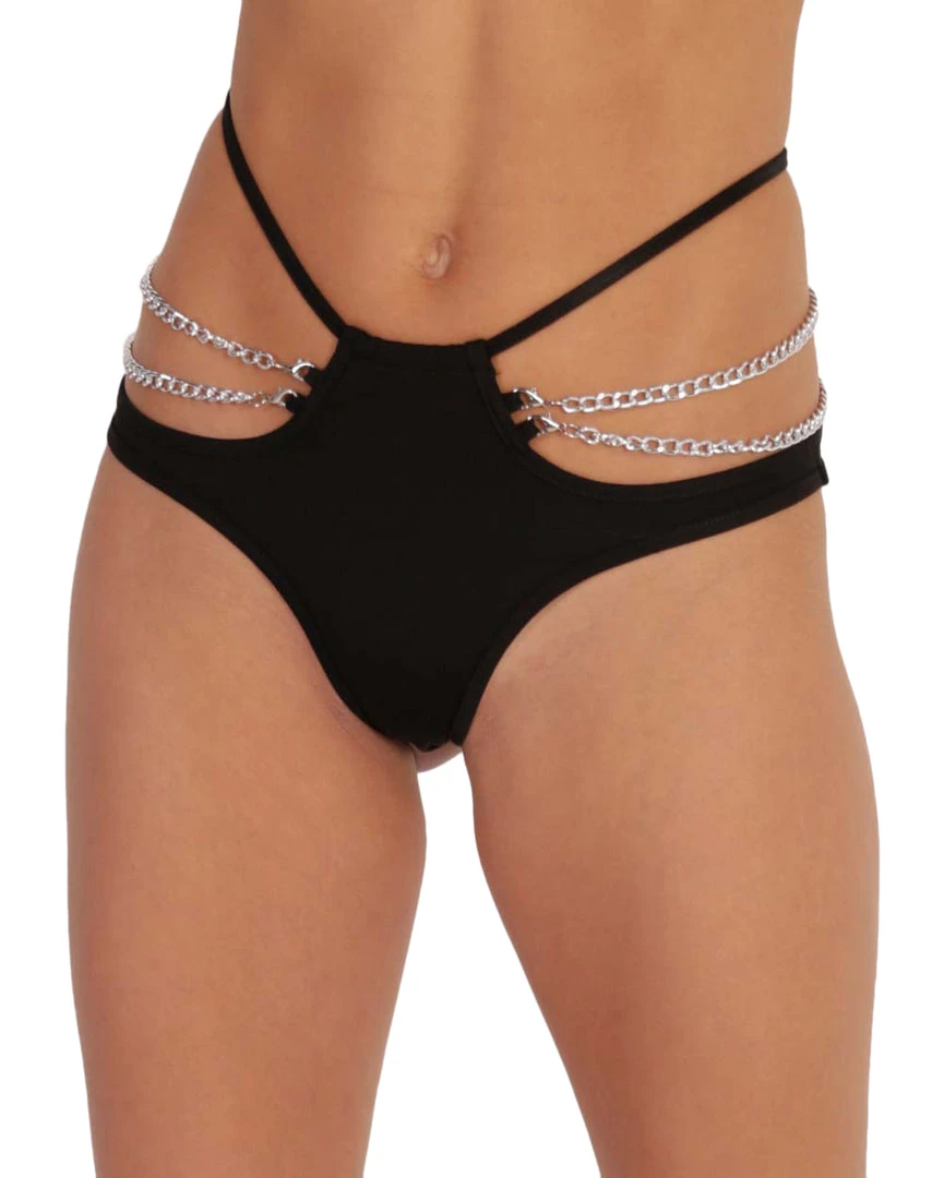 OhYes Clothing Off The Chain High-Waisted Strappy Bottoms 1 OhYes Clothing Off The Chain High-Waisted Strappy Bottoms