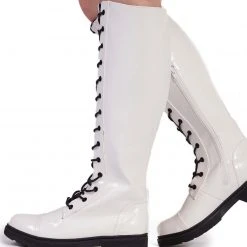 DDK Footwear Inc Shoes On My Way Thigh-High Lace Up Boots