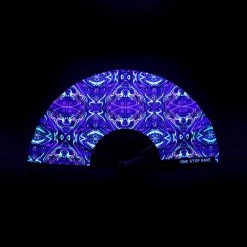 Accessories One Stop Rave UV Acid Melt Hand Fan