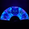 One Stop Rave UV Mad Catter Hand Fan Pashminas & Festival Accessories