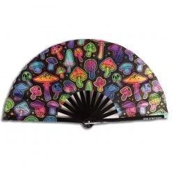One Stop Rave UV Psilo Hand Fan