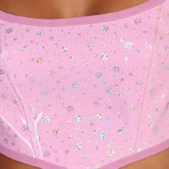OhYes Oopsy Daisy Sparkly Corset Top