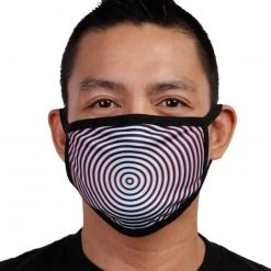 INTO THE AM Optical Illusion Face Mask Masks & Bandanas 10 INTO THE AM Optical Illusion Face Mask Masks & Bandanas