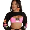 Rock & Rose PLUR Avenue Ultra Crop Top Clothing
