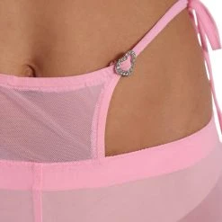 OhYes PLUR Cuteness Mesh Bell Bottoms