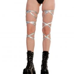 Andrew - Agent Trending Now Pair Of Non-Slip Holographic Leg Wraps
