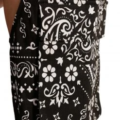 Hot & Delicious Black Bead Paisley Frenzy Speed Clasp Chaps Clothing
