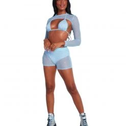 Banjul Tempt Me Stud Ultra Crop Top