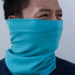 INTO THE AM Masks & Bandanas Clear Day Blue Seamless Mask Bandana