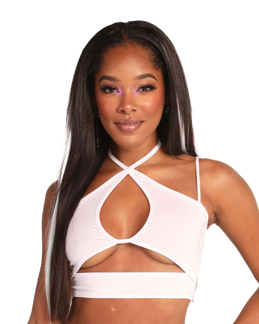 Cherry Mellow, Inc. Perfect Stranger Cutout Cropped Top 1 Cherry Mellow, Inc. Perfect Stranger Cutout Cropped Top
