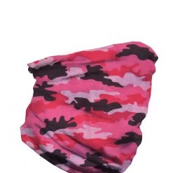 INTO THE AM Pink Camo Seamless Mask Bandana