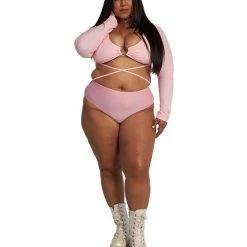 OhYes Pink Fairy O-Ring Strappy Top