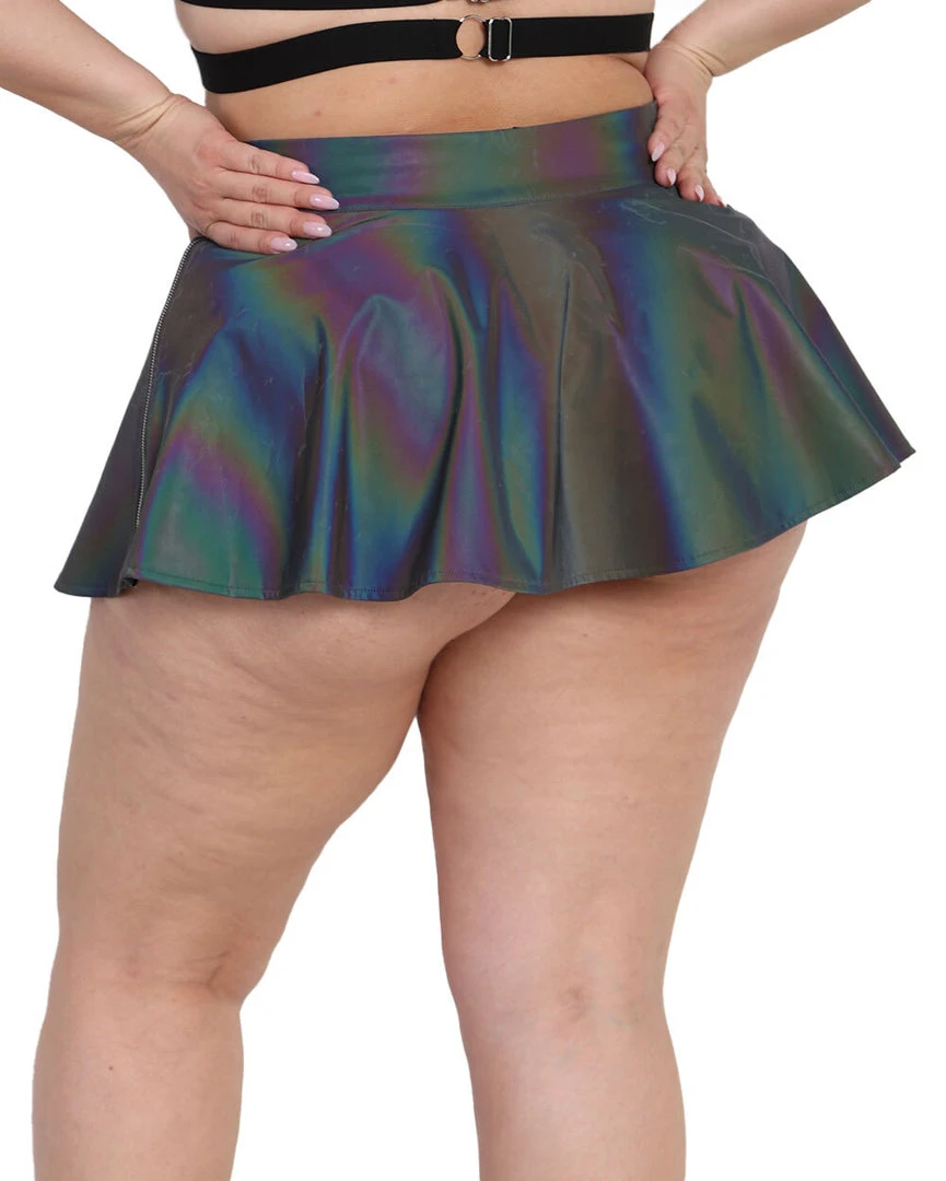 OhYes Pretty Flirty Reflective Skater Skirt Clothing 11 OhYes Pretty Flirty Reflective Skater Skirt Clothing