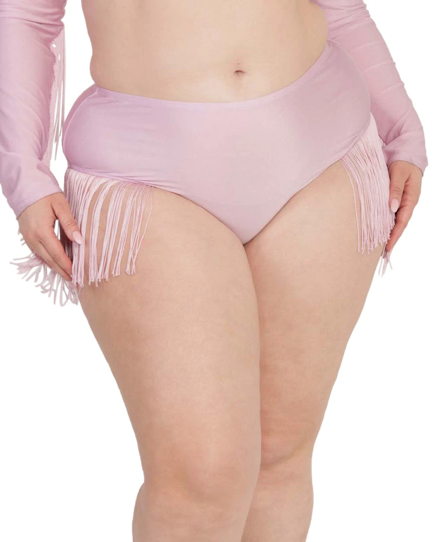OhYes Princess PLUR Fringe Hi-Waist Bottoms Clothing 6 OhYes Princess PLUR Fringe Hi-Waist Bottoms Clothing