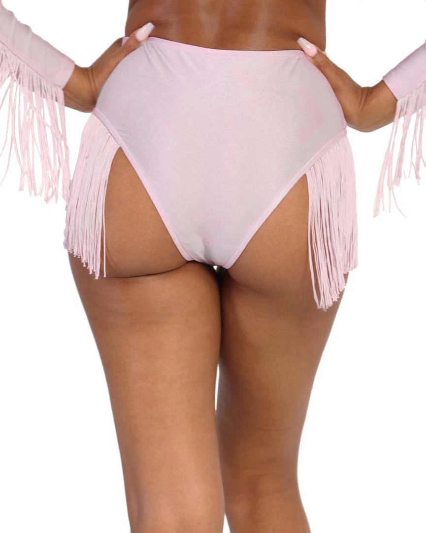 OhYes Princess PLUR Fringe Hi-Waist Bottoms Clothing 5 OhYes Princess PLUR Fringe Hi-Waist Bottoms Clothing