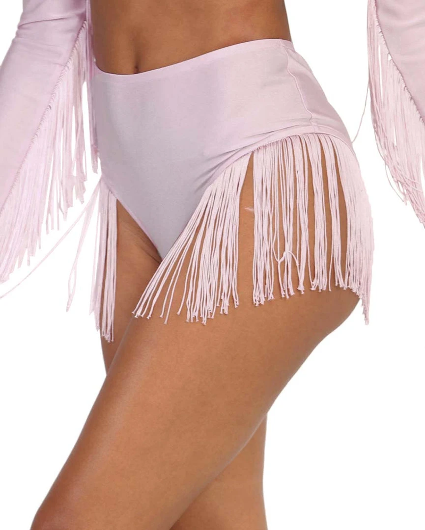 OhYes Princess PLUR Fringe Hi-Waist Bottoms Clothing 4 OhYes Princess PLUR Fringe Hi-Waist Bottoms Clothing