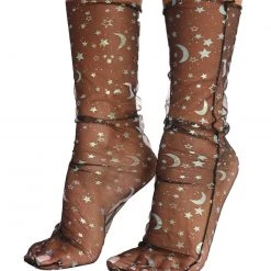 HND Accessories Promise The Moon Celestial Mesh Socks