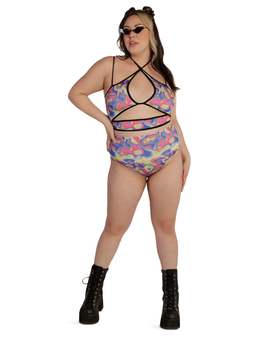 Cherry Mellow, Inc. Clothing Psychedelic Jams Hi-Waist Bottoms 7 Cherry Mellow, Inc. Clothing Psychedelic Jams Hi-Waist Bottoms